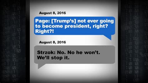 peter strzok test on going soft on hillary|Peter Strzok Text: 'We'll Stop' Trump From Being President.